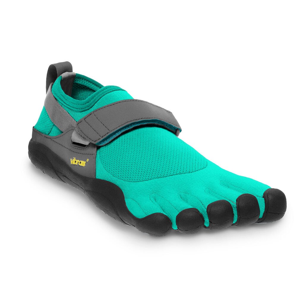 Vibram FiveFingers Dame Træningssko Blå/Grøn - Kso - 9403YBQFR